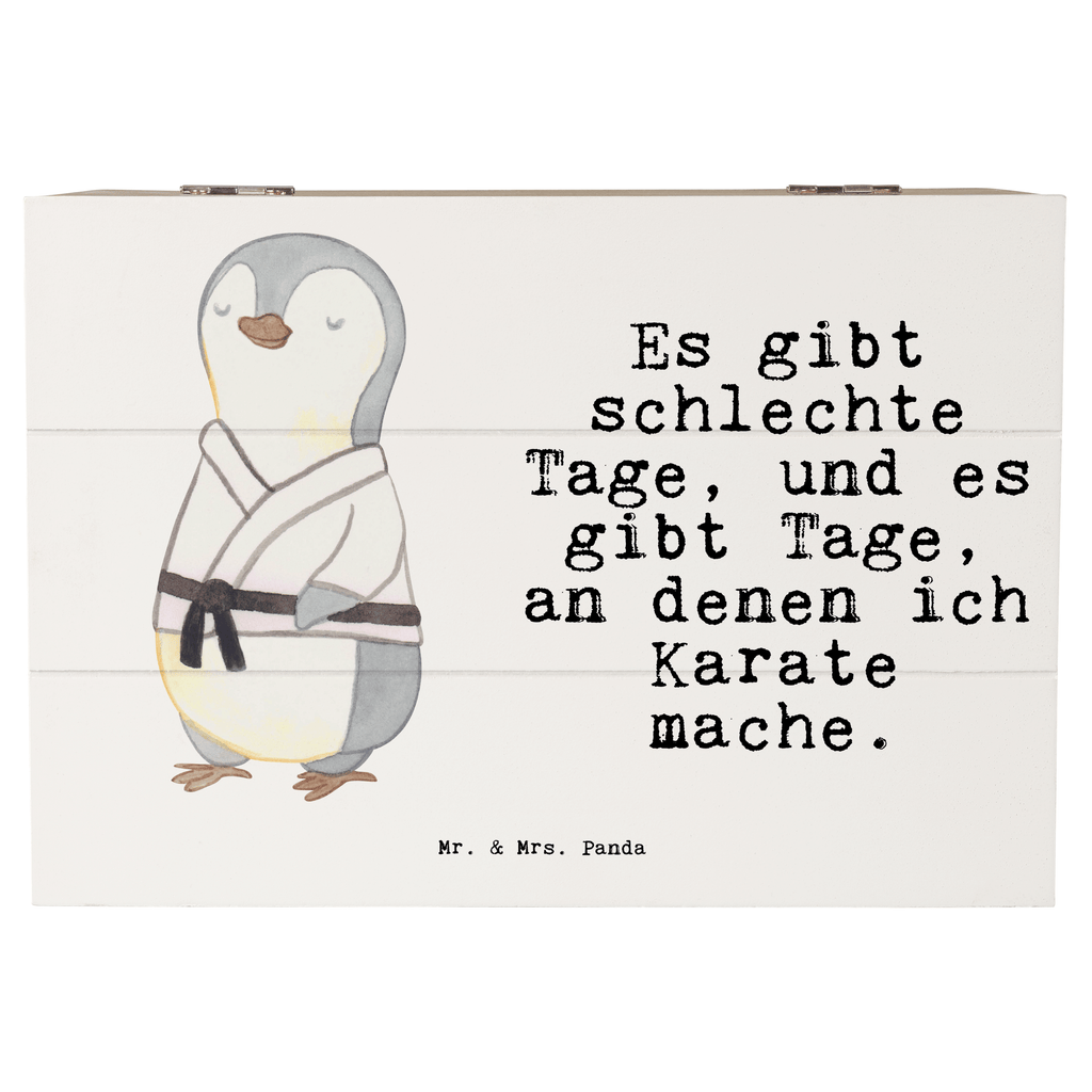 Holzkiste Pinguin Karate Tage Karate, Kampfsportart, Selbstverteidigung, Kampfkunst, Karate Verein Holzkiste, Kiste, Schatzkiste, Truhe, Schatulle, XXL,  Erinnerungsbox, Erinnerungskiste, Dekokiste, Aufbewahrungsbox  Geschenk, Sport, Sportart, Hobby, Schenken, Danke, Dankeschön, Auszeichnung, Gewinn, Sportler