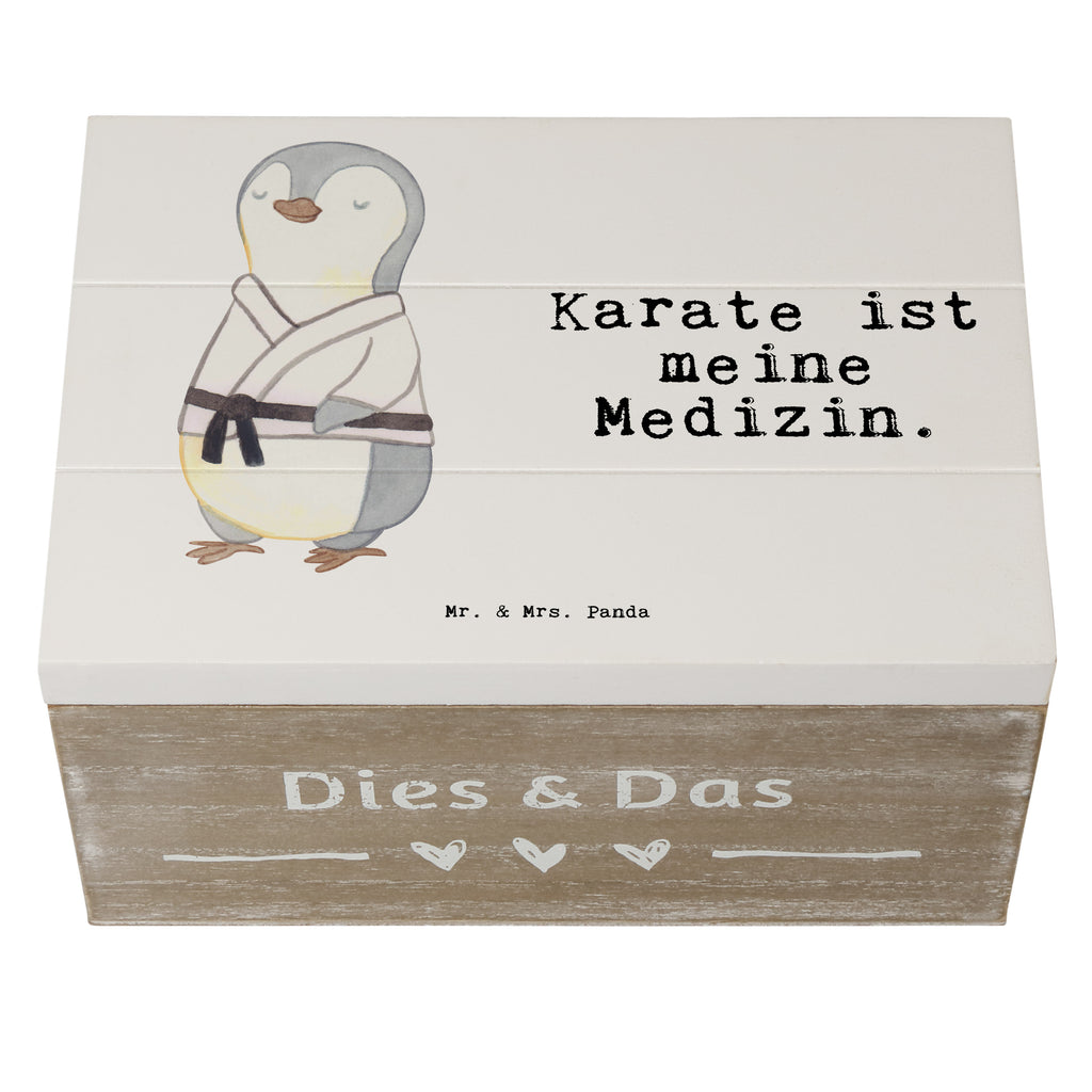 Holzkiste Pinguin Karate Medizin Karate, Kampfsportart, Selbstverteidigung, Kampfkunst, Karate Verein Holzkiste, Kiste, Schatzkiste, Truhe, Schatulle, XXL,  Erinnerungsbox, Erinnerungskiste, Dekokiste, Aufbewahrungsbox  Geschenk, Sport, Sportart, Hobby, Schenken, Danke, Dankeschön, Auszeichnung, Gewinn, Sportler