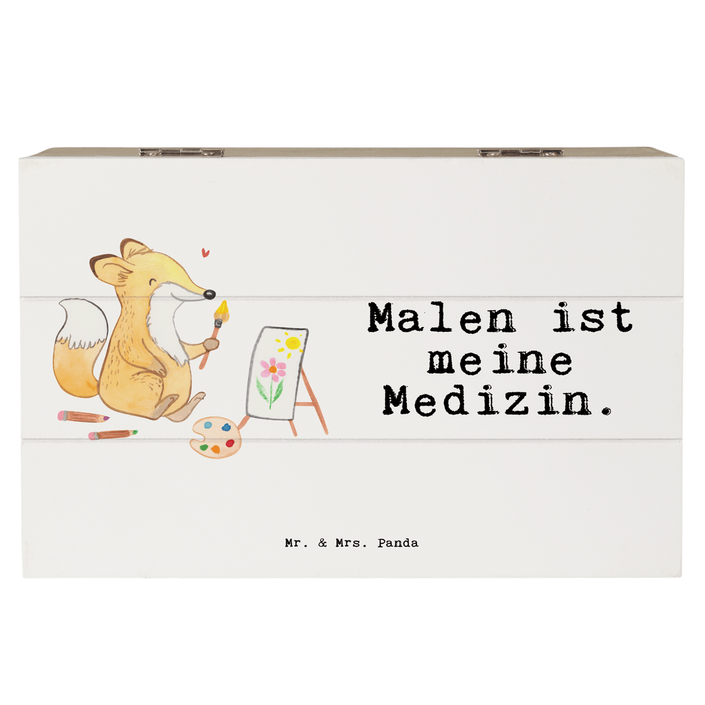 Holzkiste Fuchs  Malen Medizin Holzkiste, Kiste, Schatzkiste, Truhe, Schatulle, XXL, Erinnerungsbox, Erinnerungskiste, Dekokiste, Aufbewahrungsbox, Geschenk, Sport, Sportart, Hobby, Schenken, Danke, Dankeschön, Auszeichnung, Gewinn, Sportler, Malen, Zeichnen, Hobbyzeichner, Künstler, Künstlerin