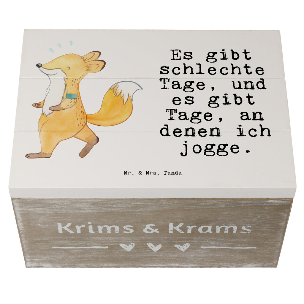 Holzkiste Fuchs Joggen Tage Holzkiste, Kiste, Schatzkiste, Truhe, Schatulle, XXL, Erinnerungsbox, Erinnerungskiste, Dekokiste, Aufbewahrungsbox, Geschenk, Sport, Sportart, Hobby, Schenken, Danke, Dankeschön, Auszeichnung, Gewinn, Sportler, Joggen, Dauerlauf, Laufsport, Laufen