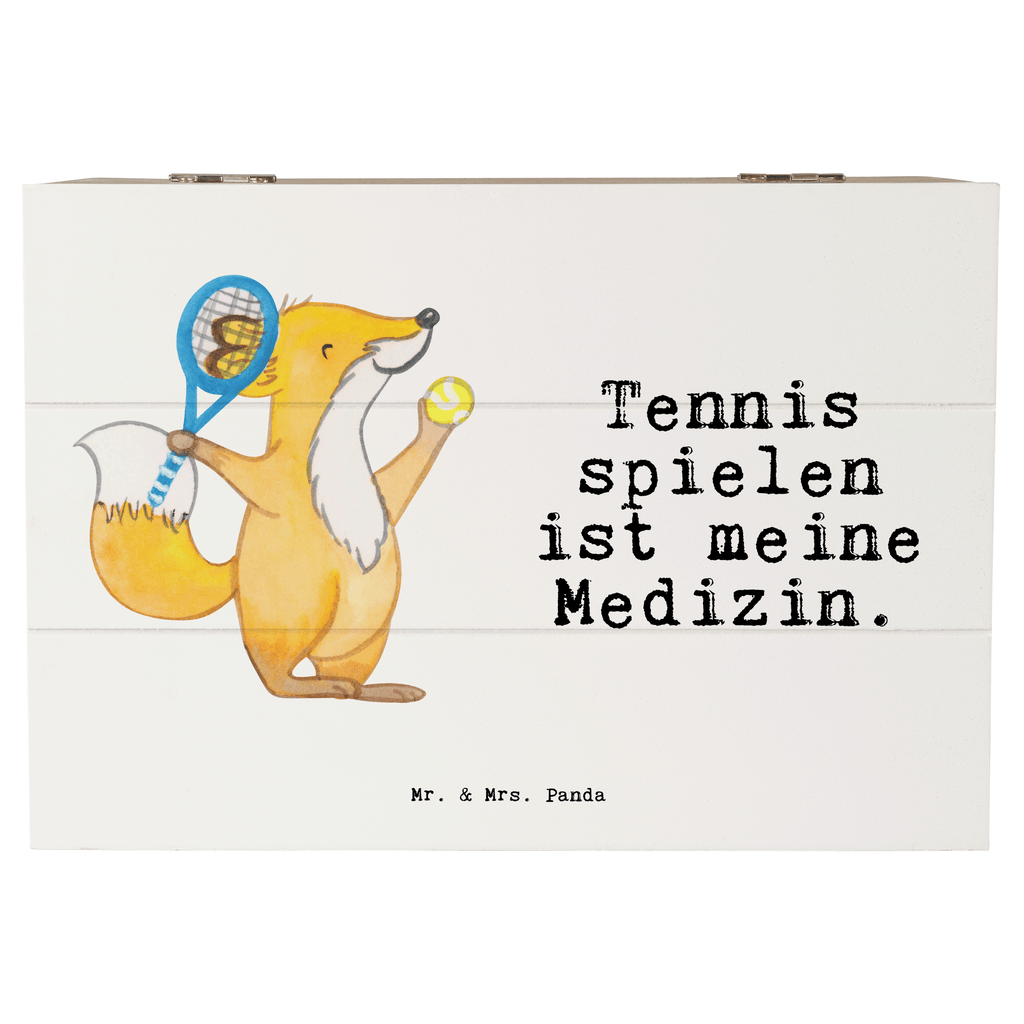 Holzkiste Fuchs Tennis spielen Medizin Holzkiste, Kiste, Schatzkiste, Truhe, Schatulle, XXL, Erinnerungsbox, Erinnerungskiste, Dekokiste, Aufbewahrungsbox, Geschenk, Sport, Sportart, Hobby, Schenken, Danke, Dankeschön, Auszeichnung, Gewinn, Sportler, Tennis spielen, Tennisclub, Tennisverein, Tennis Turnier, Ballsportart