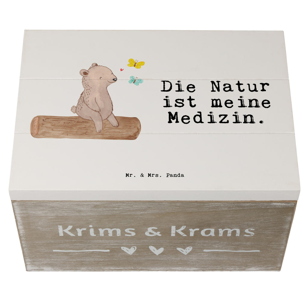 Holzkiste Bär Naturliebhaber Medizin Holzkiste, Kiste, Schatzkiste, Truhe, Schatulle, XXL, Erinnerungsbox, Erinnerungskiste, Dekokiste, Aufbewahrungsbox, Geschenk, Sport, Sportart, Hobby, Schenken, Danke, Dankeschön, Auszeichnung, Gewinn, Sportler, Naturliebhaber, Outdoor, Wandern, Nature Lover