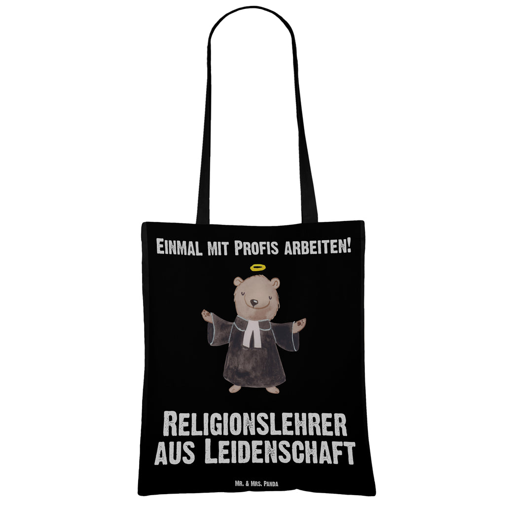 Tragetasche Religionslehrer aus Leidenschaft Beuteltasche, Beutel, Einkaufstasche, Jutebeutel, Stoffbeutel, Beruf, Ausbildung, Jubiläum, Abschied, Rente, Kollege, Kollegin, Geschenk, Schenken, Arbeitskollege, Mitarbeiter, Firma, Danke, Dankeschön, Religionslehrer, Reli Lehrer, Schule, Grundschule