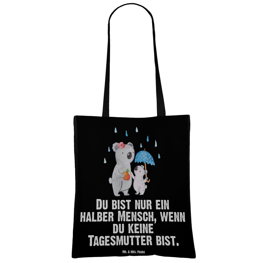Tragetasche Tagesmutter mit Herz Beuteltasche, Beutel, Einkaufstasche, Jutebeutel, Stoffbeutel, Beruf, Ausbildung, Jubiläum, Abschied, Rente, Kollege, Kollegin, Geschenk, Schenken, Arbeitskollege, Mitarbeiter, Firma, Danke, Dankeschön