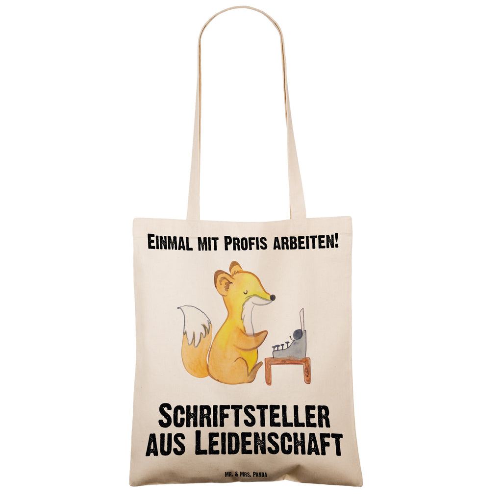 Tragetasche Schriftsteller aus Leidenschaft Beuteltasche, Beutel, Einkaufstasche, Jutebeutel, Stoffbeutel, Beruf, Ausbildung, Jubiläum, Abschied, Rente, Kollege, Kollegin, Geschenk, Schenken, Arbeitskollege, Mitarbeiter, Firma, Danke, Dankeschön, Autor, Buchveröffentlichung, Schriftsteller, Verlag, Geschichtenschreiber, Hobbyautor