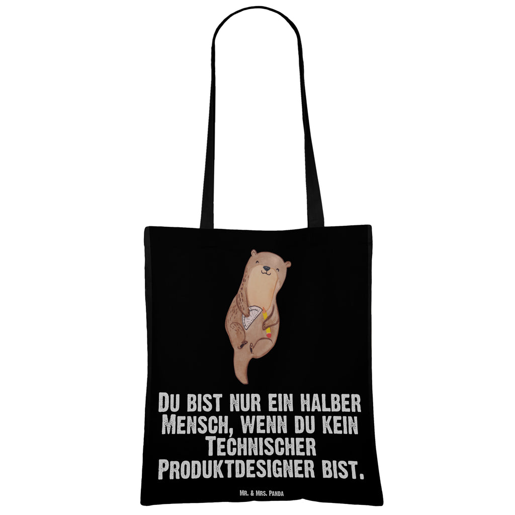 Tragetasche Technischer Produktdesigner mit Herz Beuteltasche, Beutel, Einkaufstasche, Jutebeutel, Stoffbeutel, Beruf, Ausbildung, Jubiläum, Abschied, Rente, Kollege, Kollegin, Geschenk, Schenken, Arbeitskollege, Mitarbeiter, Firma, Danke, Dankeschön