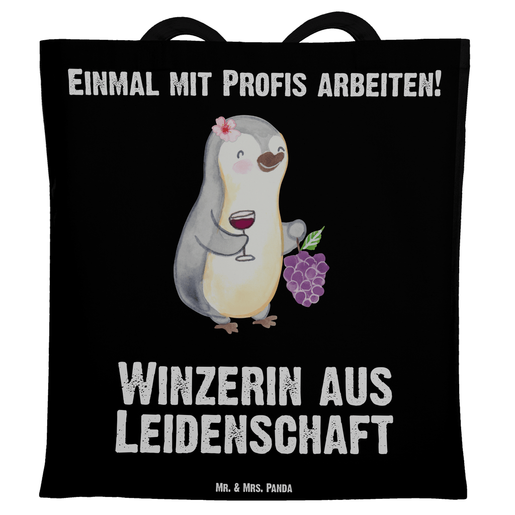 Tragetasche Winzerin aus Leidenschaft Beuteltasche, Beutel, Einkaufstasche, Jutebeutel, Stoffbeutel, Beruf, Ausbildung, Jubiläum, Abschied, Rente, Kollege, Kollegin, Geschenk, Schenken, Arbeitskollege, Mitarbeiter, Firma, Danke, Dankeschön