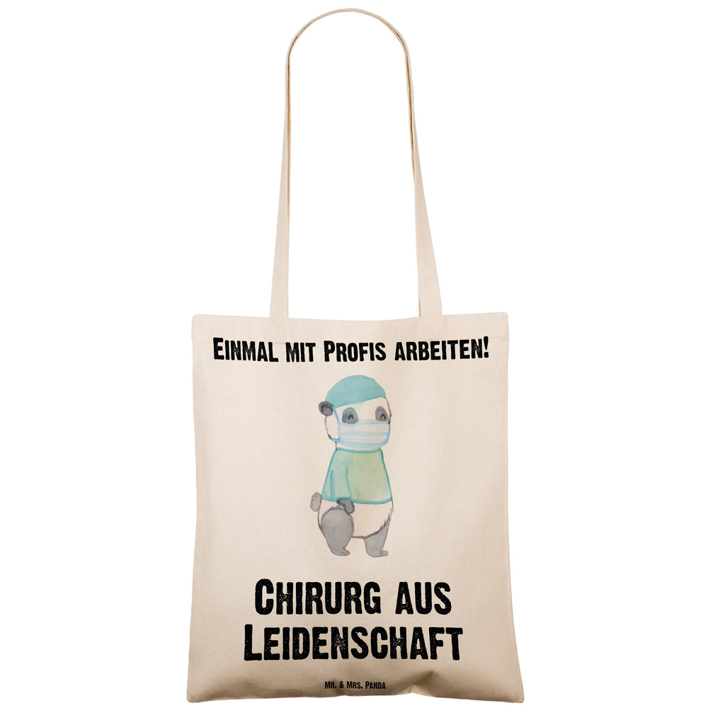 Tragetasche Chirurg aus Leidenschaft Beuteltasche, Beutel, Einkaufstasche, Jutebeutel, Stoffbeutel, Beruf, Ausbildung, Jubiläum, Abschied, Rente, Kollege, Kollegin, Geschenk, Schenken, Arbeitskollege, Mitarbeiter, Firma, Danke, Dankeschön, Chirurg, Unfallchirurg, Notfallchirurg, Krankenhaus, Arzt, Mediziner