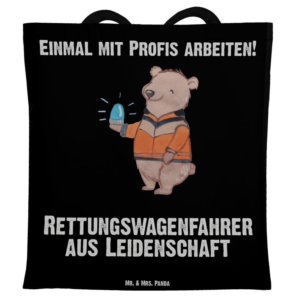 Tragetasche Rettungswagenfahrer aus Leidenschaft Beuteltasche, Beutel, Einkaufstasche, Jutebeutel, Stoffbeutel, Beruf, Ausbildung, Jubiläum, Abschied, Rente, Kollege, Kollegin, Geschenk, Schenken, Arbeitskollege, Mitarbeiter, Firma, Danke, Dankeschön