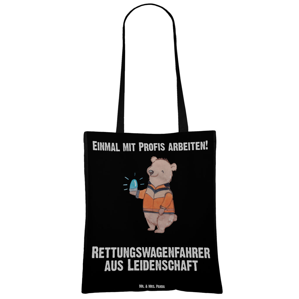 Tragetasche Rettungswagenfahrer aus Leidenschaft Beuteltasche, Beutel, Einkaufstasche, Jutebeutel, Stoffbeutel, Beruf, Ausbildung, Jubiläum, Abschied, Rente, Kollege, Kollegin, Geschenk, Schenken, Arbeitskollege, Mitarbeiter, Firma, Danke, Dankeschön