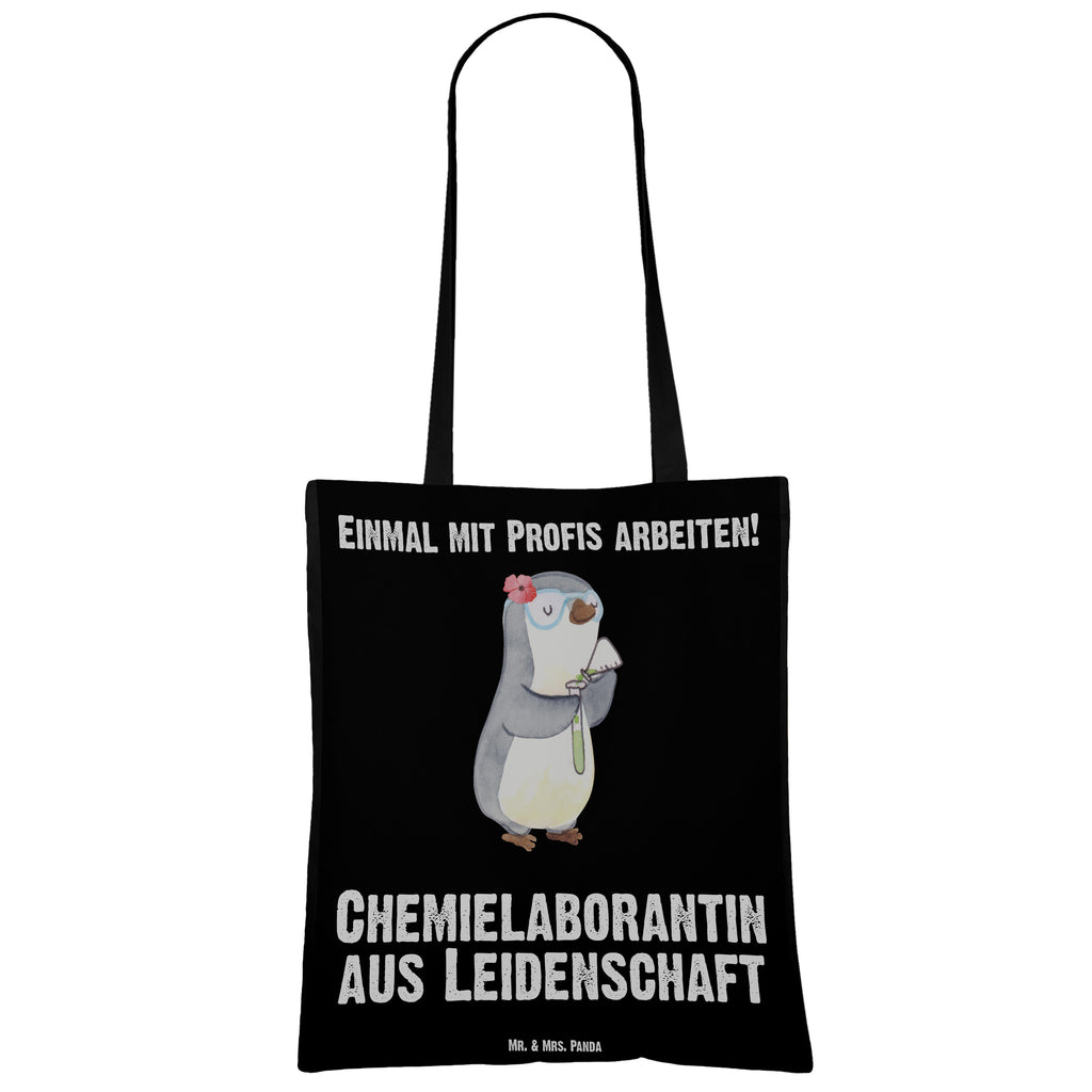 Tragetasche Chemielaborantin aus Leidenschaft Beuteltasche, Beutel, Einkaufstasche, Jutebeutel, Stoffbeutel, Beruf, Ausbildung, Jubiläum, Abschied, Rente, Kollege, Kollegin, Geschenk, Schenken, Arbeitskollege, Mitarbeiter, Firma, Danke, Dankeschön, Chemikerin, Chemielaborantin, Naturwissenschaftlerin, Labor, Studium, Forschung, Wissenschaftlerin