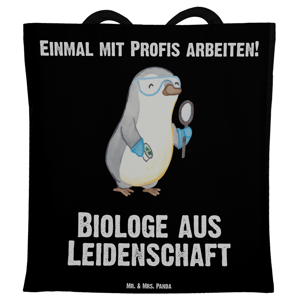 Tragetasche Biologe aus Leidenschaft Beuteltasche, Beutel, Einkaufstasche, Jutebeutel, Stoffbeutel, Beruf, Ausbildung, Jubiläum, Abschied, Rente, Kollege, Kollegin, Geschenk, Schenken, Arbeitskollege, Mitarbeiter, Firma, Danke, Dankeschön, Biologe, Biologie, Naturwissenschaftler, Labor, Studium, Bachelor, Master