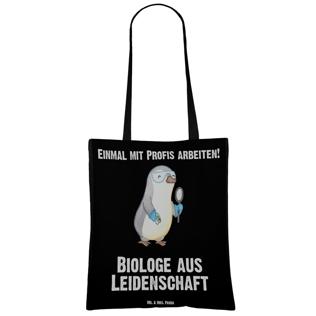 Tragetasche Biologe aus Leidenschaft Beuteltasche, Beutel, Einkaufstasche, Jutebeutel, Stoffbeutel, Beruf, Ausbildung, Jubiläum, Abschied, Rente, Kollege, Kollegin, Geschenk, Schenken, Arbeitskollege, Mitarbeiter, Firma, Danke, Dankeschön, Biologe, Biologie, Naturwissenschaftler, Labor, Studium, Bachelor, Master