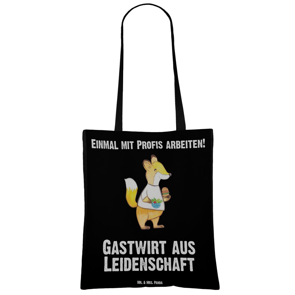 Tragetasche Gastwirt aus Leidenschaft Beuteltasche, Beutel, Einkaufstasche, Jutebeutel, Stoffbeutel, Beruf, Ausbildung, Jubiläum, Abschied, Rente, Kollege, Kollegin, Geschenk, Schenken, Arbeitskollege, Mitarbeiter, Firma, Danke, Dankeschön, Kneipenwirt, Gastwirt, Gaststätte, Kneipe, Eröffnung, Barkeeper, Bartender, Rum, Bar