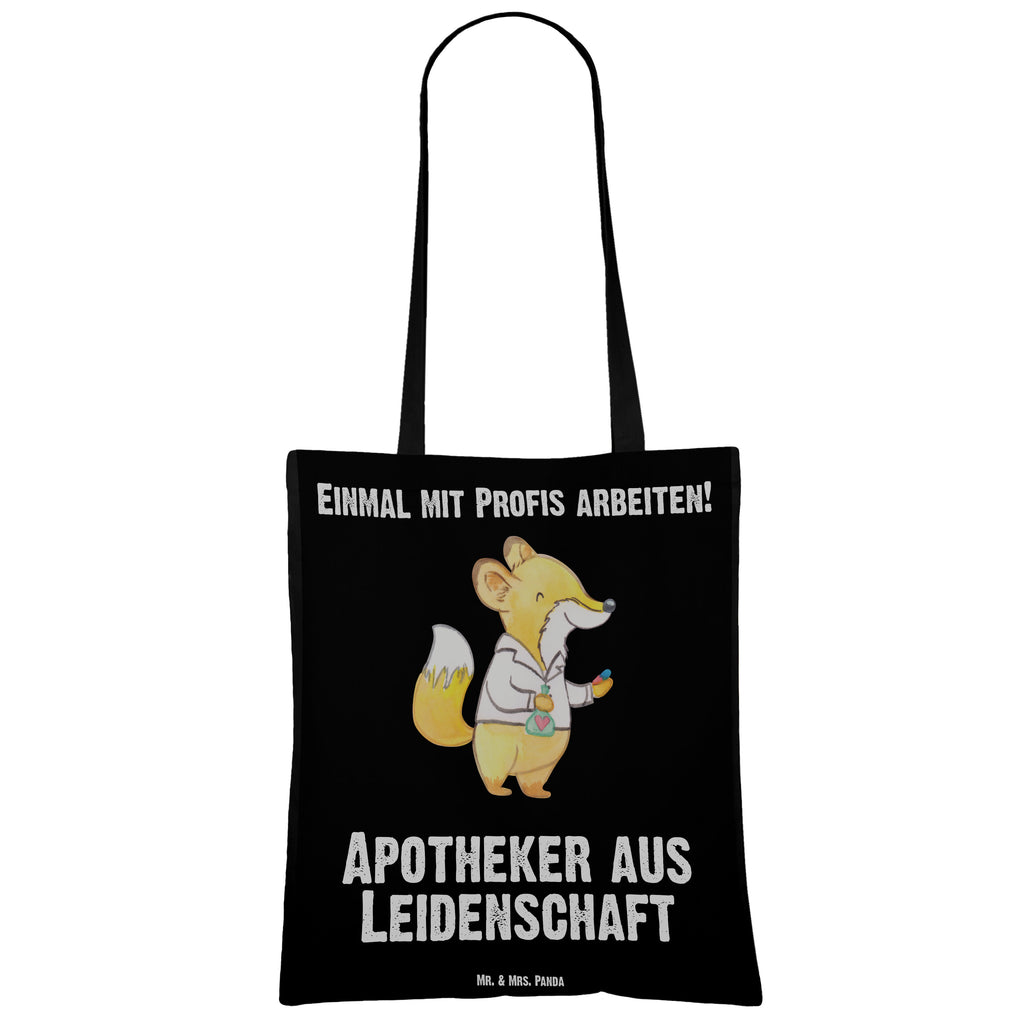 Tragetasche Apotheker aus Leidenschaft Beuteltasche, Beutel, Einkaufstasche, Jutebeutel, Stoffbeutel, Beruf, Ausbildung, Jubiläum, Abschied, Rente, Kollege, Kollegin, Geschenk, Schenken, Arbeitskollege, Mitarbeiter, Firma, Danke, Dankeschön, Apotheker, Pharmazie, Staatsexamen, Approbation, Eröffnung Apotheke