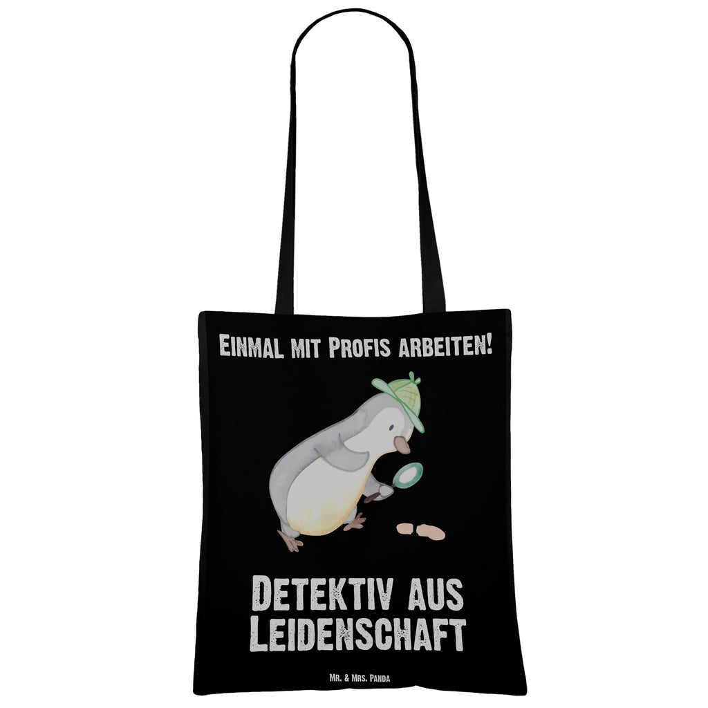 Tragetasche Detektiv aus Leidenschaft Beuteltasche, Beutel, Einkaufstasche, Jutebeutel, Stoffbeutel, Beruf, Ausbildung, Jubiläum, Abschied, Rente, Kollege, Kollegin, Geschenk, Schenken, Arbeitskollege, Mitarbeiter, Firma, Danke, Dankeschön, Detektiv, Ermittler, Agent, Privatdetektei, Berufsdetektiv, Wirtschaftsdetektei, Detektivausbildung, Spurensuche