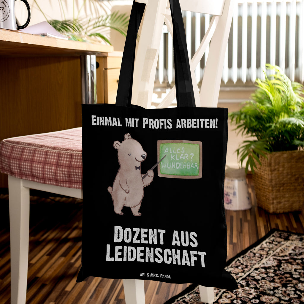Tragetasche Dozent aus Leidenschaft Dozent, Professor, Universität, Vorlesung, Tutor,  Akademiker, Uni, Unterricht Beuteltasche, Beutel, Einkaufstasche, Jutebeutel, Stoffbeutel   Beruf, Ausbildung, Jubiläum, Abschied, Rente, Kollege, Kollegin, Geschenk, Schenken, Arbeitskollege, Mitarbeiter, Firma, Danke, Dankeschön