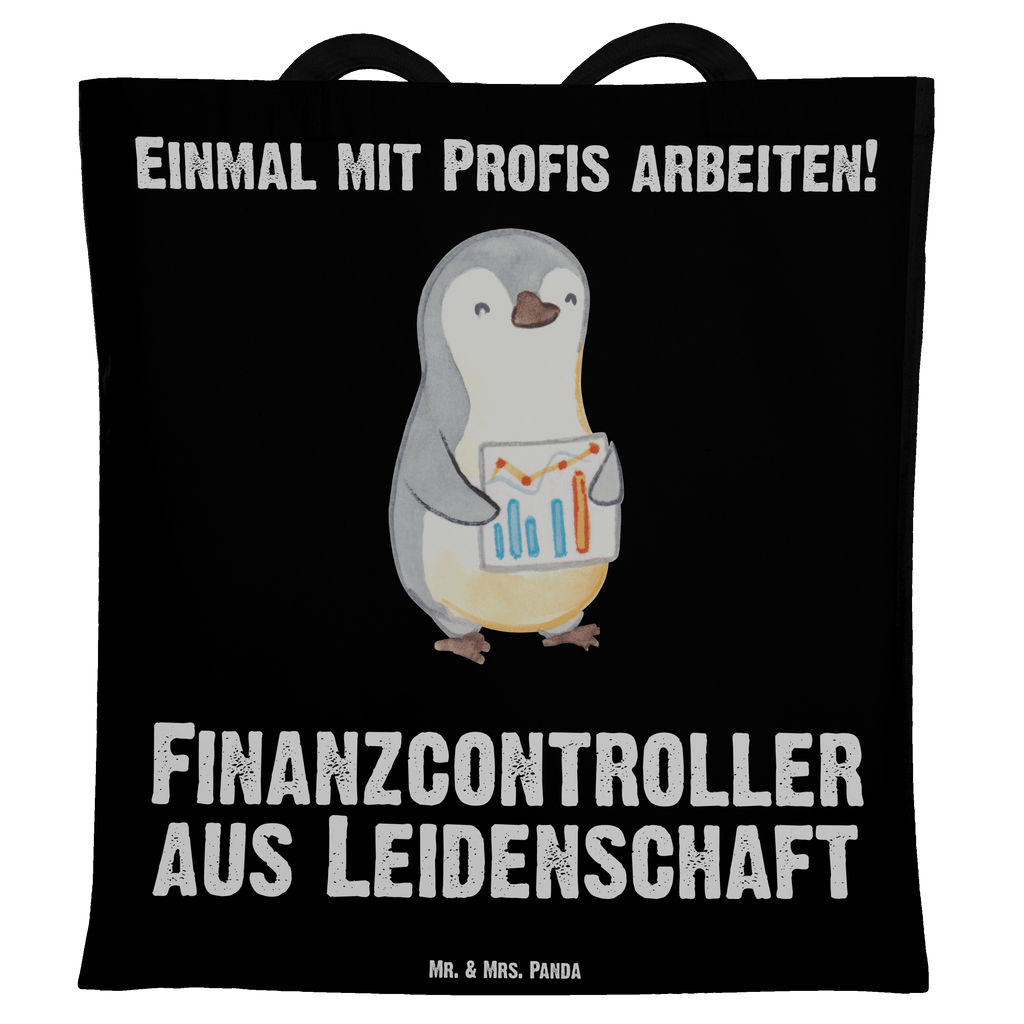 Tragetasche Finanzcontroller aus Leidenschaft Beuteltasche, Beutel, Einkaufstasche, Jutebeutel, Stoffbeutel, Beruf, Ausbildung, Jubiläum, Abschied, Rente, Kollege, Kollegin, Geschenk, Schenken, Arbeitskollege, Mitarbeiter, Firma, Danke, Dankeschön