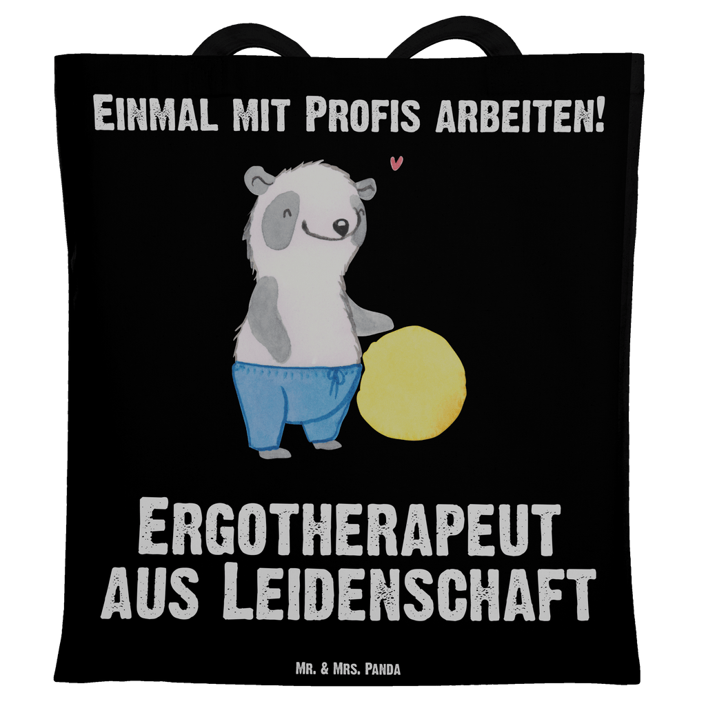 Tragetasche Ergotherapeut aus Leidenschaft Beuteltasche, Beutel, Einkaufstasche, Jutebeutel, Stoffbeutel, Beruf, Ausbildung, Jubiläum, Abschied, Rente, Kollege, Kollegin, Geschenk, Schenken, Arbeitskollege, Mitarbeiter, Firma, Danke, Dankeschön, Ergotherapeut, Ergotherapie