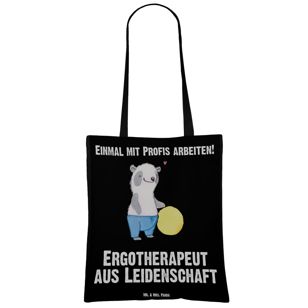 Tragetasche Ergotherapeut aus Leidenschaft Beuteltasche, Beutel, Einkaufstasche, Jutebeutel, Stoffbeutel, Beruf, Ausbildung, Jubiläum, Abschied, Rente, Kollege, Kollegin, Geschenk, Schenken, Arbeitskollege, Mitarbeiter, Firma, Danke, Dankeschön, Ergotherapeut, Ergotherapie