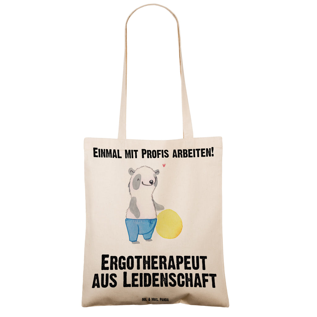 Tragetasche Ergotherapeut aus Leidenschaft Beuteltasche, Beutel, Einkaufstasche, Jutebeutel, Stoffbeutel, Beruf, Ausbildung, Jubiläum, Abschied, Rente, Kollege, Kollegin, Geschenk, Schenken, Arbeitskollege, Mitarbeiter, Firma, Danke, Dankeschön, Ergotherapeut, Ergotherapie
