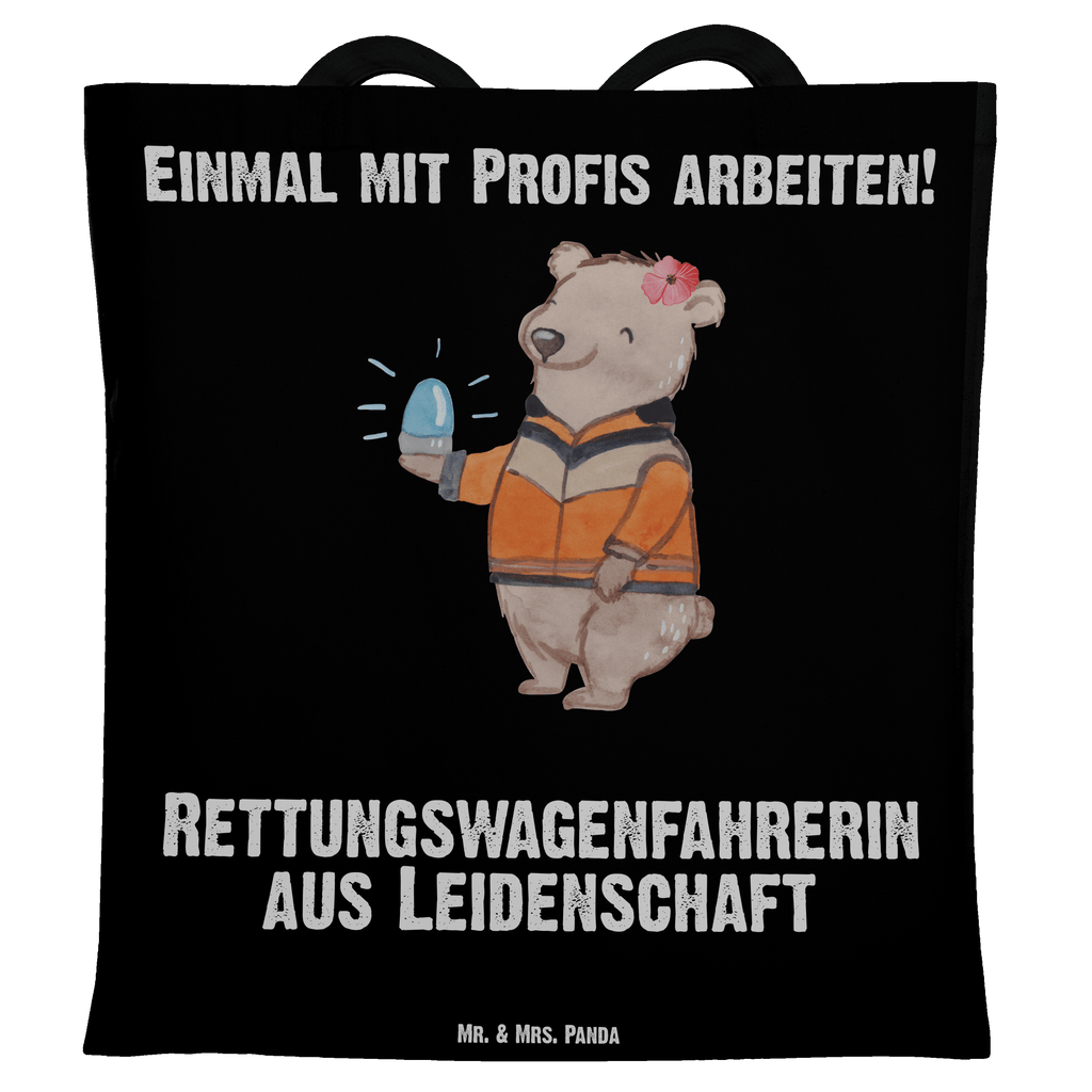 Tragetasche Rettungswagenfahrerin aus Leidenschaft Beuteltasche, Beutel, Einkaufstasche, Jutebeutel, Stoffbeutel, Beruf, Ausbildung, Jubiläum, Abschied, Rente, Kollege, Kollegin, Geschenk, Schenken, Arbeitskollege, Mitarbeiter, Firma, Danke, Dankeschön