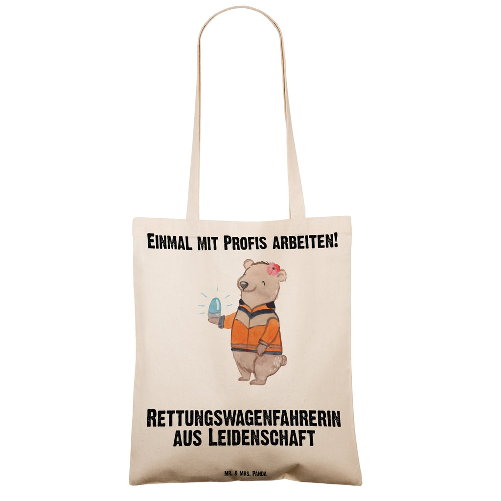 Tragetasche Rettungswagenfahrerin aus Leidenschaft Beuteltasche, Beutel, Einkaufstasche, Jutebeutel, Stoffbeutel, Beruf, Ausbildung, Jubiläum, Abschied, Rente, Kollege, Kollegin, Geschenk, Schenken, Arbeitskollege, Mitarbeiter, Firma, Danke, Dankeschön