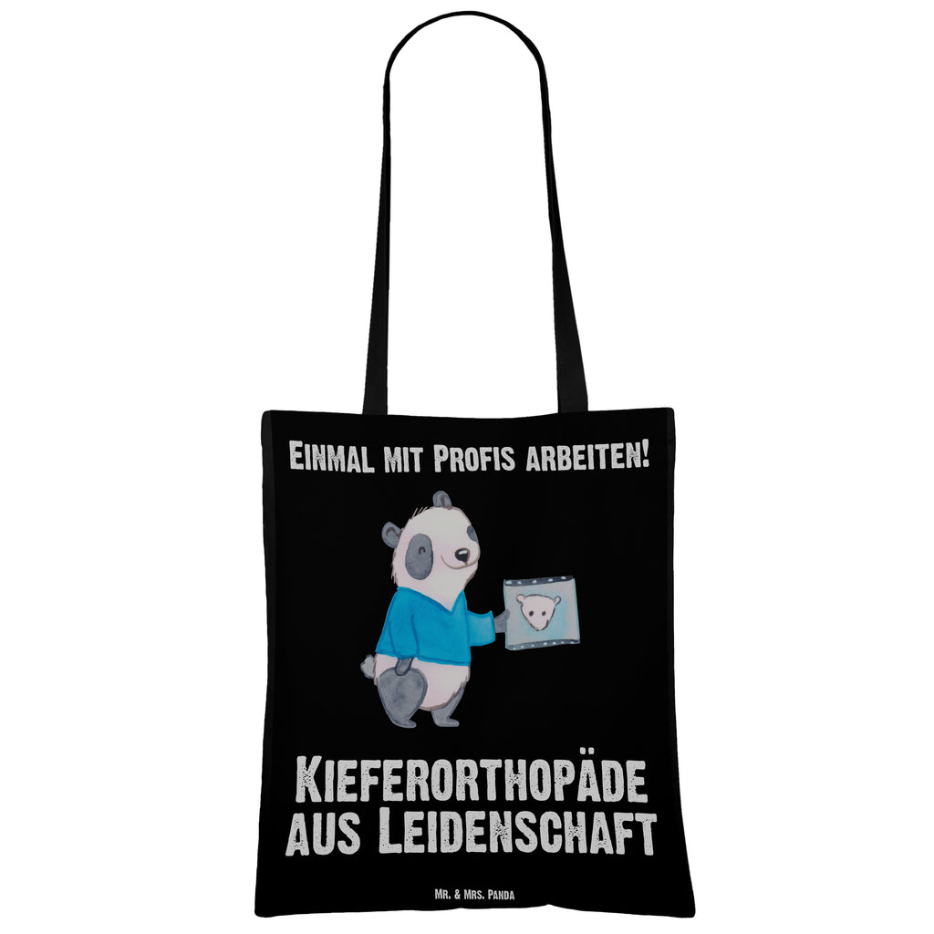 Tragetasche Kieferorthopäde aus Leidenschaft Beuteltasche, Beutel, Einkaufstasche, Jutebeutel, Stoffbeutel, Beruf, Ausbildung, Jubiläum, Abschied, Rente, Kollege, Kollegin, Geschenk, Schenken, Arbeitskollege, Mitarbeiter, Firma, Danke, Dankeschön