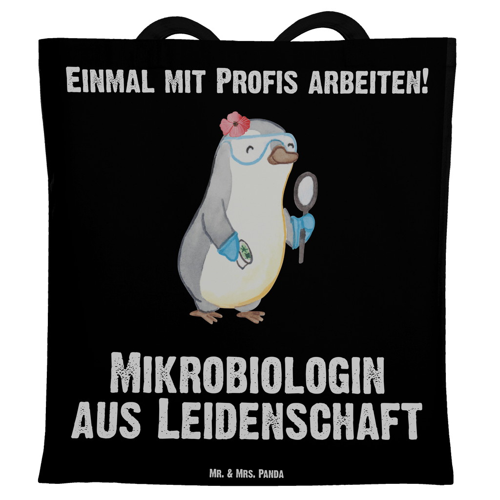 Tragetasche Mikrobiologin aus Leidenschaft Beuteltasche, Beutel, Einkaufstasche, Jutebeutel, Stoffbeutel, Beruf, Ausbildung, Jubiläum, Abschied, Rente, Kollege, Kollegin, Geschenk, Schenken, Arbeitskollege, Mitarbeiter, Firma, Danke, Dankeschön, Mikrobiologin, Naturwissenschaftlerin, Labor, Forschung