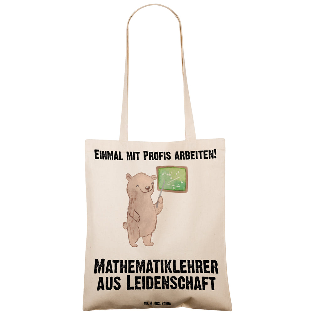 Tragetasche Mathematiklehrer aus Leidenschaft Beuteltasche, Beutel, Einkaufstasche, Jutebeutel, Stoffbeutel, Beruf, Ausbildung, Jubiläum, Abschied, Rente, Kollege, Kollegin, Geschenk, Schenken, Arbeitskollege, Mitarbeiter, Firma, Danke, Dankeschön, Mathematiklehrer, Lehramtstudent, Referendariat, Mathelehrer, Matheunterricht