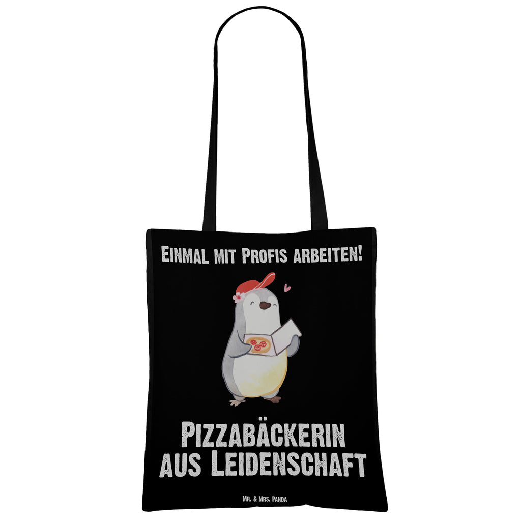 Tragetasche Pizzabäckerin aus Leidenschaft Beuteltasche, Beutel, Einkaufstasche, Jutebeutel, Stoffbeutel, Beruf, Ausbildung, Jubiläum, Abschied, Rente, Kollege, Kollegin, Geschenk, Schenken, Arbeitskollege, Mitarbeiter, Firma, Danke, Dankeschön, Lieferdienstmitarbeiterin, Pizzabäckerin, Pizzabotin, Pizzabringdienst, Lieferbringdienst