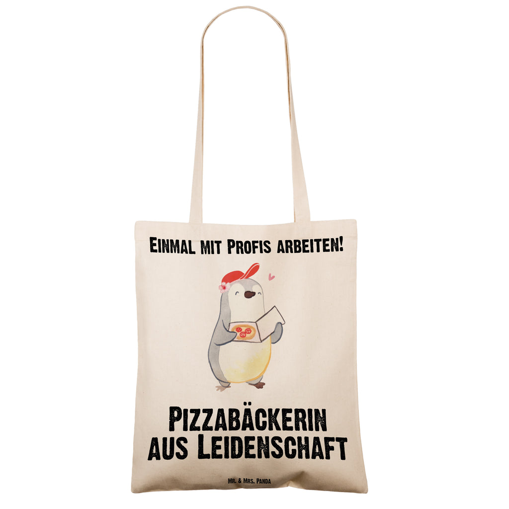 Tragetasche Pizzabäckerin aus Leidenschaft Beuteltasche, Beutel, Einkaufstasche, Jutebeutel, Stoffbeutel, Beruf, Ausbildung, Jubiläum, Abschied, Rente, Kollege, Kollegin, Geschenk, Schenken, Arbeitskollege, Mitarbeiter, Firma, Danke, Dankeschön, Lieferdienstmitarbeiterin, Pizzabäckerin, Pizzabotin, Pizzabringdienst, Lieferbringdienst