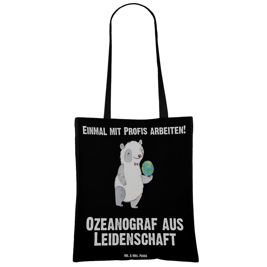 Tragetasche Ozeanograf aus Leidenschaft Beuteltasche, Beutel, Einkaufstasche, Jutebeutel, Stoffbeutel, Beruf, Ausbildung, Jubiläum, Abschied, Rente, Kollege, Kollegin, Geschenk, Schenken, Arbeitskollege, Mitarbeiter, Firma, Danke, Dankeschön, Ozeanograf, Meeresbiologe, Meereskundler, Naturwissenschaftler, Meeresforscher, maritime Forschung, Studium