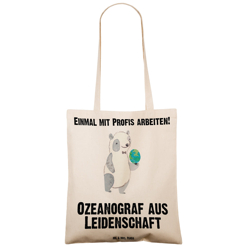 Tragetasche Ozeanograf aus Leidenschaft Beuteltasche, Beutel, Einkaufstasche, Jutebeutel, Stoffbeutel, Beruf, Ausbildung, Jubiläum, Abschied, Rente, Kollege, Kollegin, Geschenk, Schenken, Arbeitskollege, Mitarbeiter, Firma, Danke, Dankeschön, Ozeanograf, Meeresbiologe, Meereskundler, Naturwissenschaftler, Meeresforscher, maritime Forschung, Studium