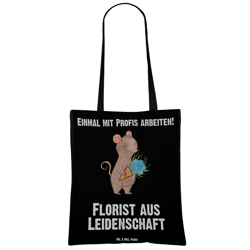 Tragetasche Florist aus Leidenschaft Beuteltasche, Beutel, Einkaufstasche, Jutebeutel, Stoffbeutel, Beruf, Ausbildung, Jubiläum, Abschied, Rente, Kollege, Kollegin, Geschenk, Schenken, Arbeitskollege, Mitarbeiter, Firma, Danke, Dankeschön, Blumenhändler, Florist, Blumenlanden, Blumenprofi