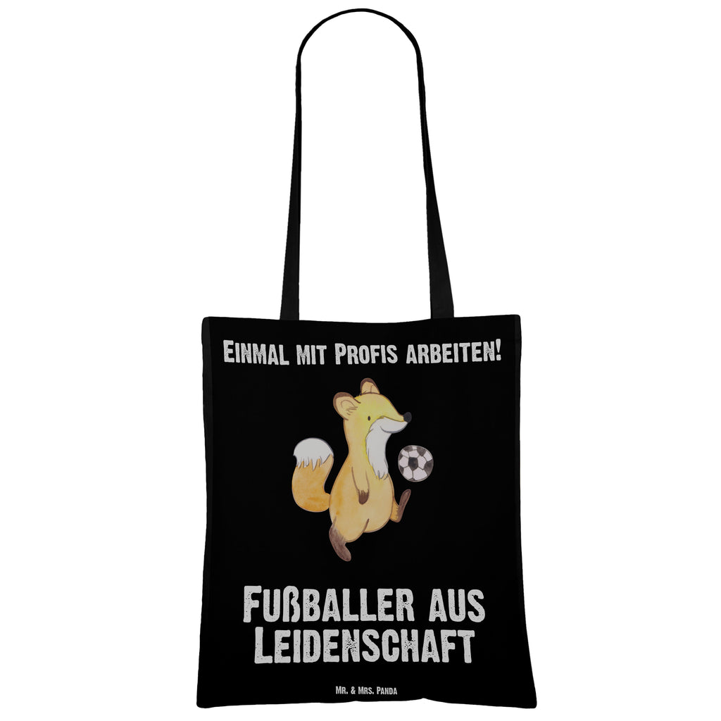 Tragetasche Fußballer aus Leidenschaft Beuteltasche, Beutel, Einkaufstasche, Jutebeutel, Stoffbeutel, Beruf, Ausbildung, Jubiläum, Abschied, Rente, Kollege, Kollegin, Geschenk, Schenken, Arbeitskollege, Mitarbeiter, Firma, Danke, Dankeschön, Fußballer, Fußballspieler, Profi Fußballer, Fußballspiel, Glücksbringer