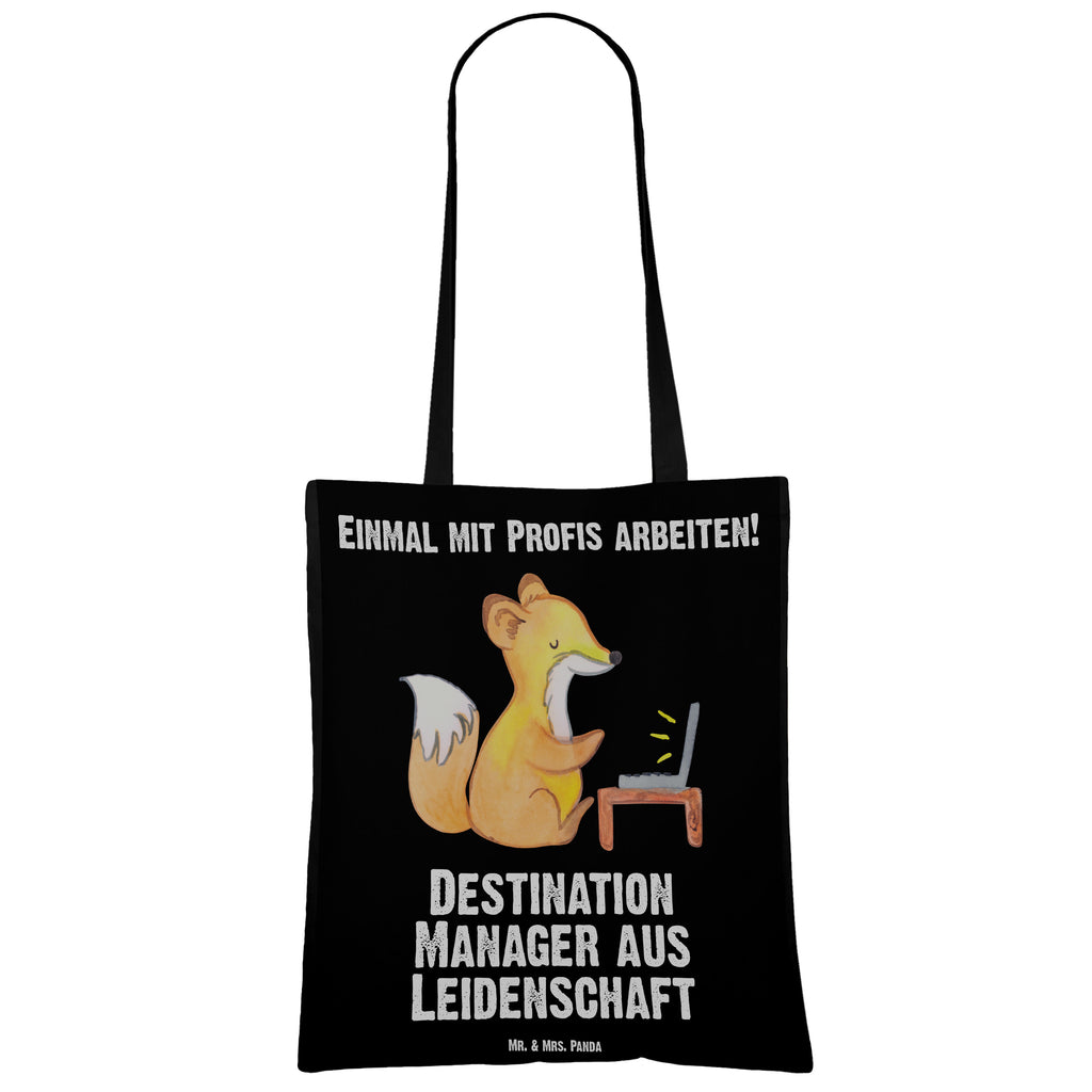 Tragetasche Destination Manager aus Leidenschaft Beuteltasche, Beutel, Einkaufstasche, Jutebeutel, Stoffbeutel, Beruf, Ausbildung, Jubiläum, Abschied, Rente, Kollege, Kollegin, Geschenk, Schenken, Arbeitskollege, Mitarbeiter, Firma, Danke, Dankeschön