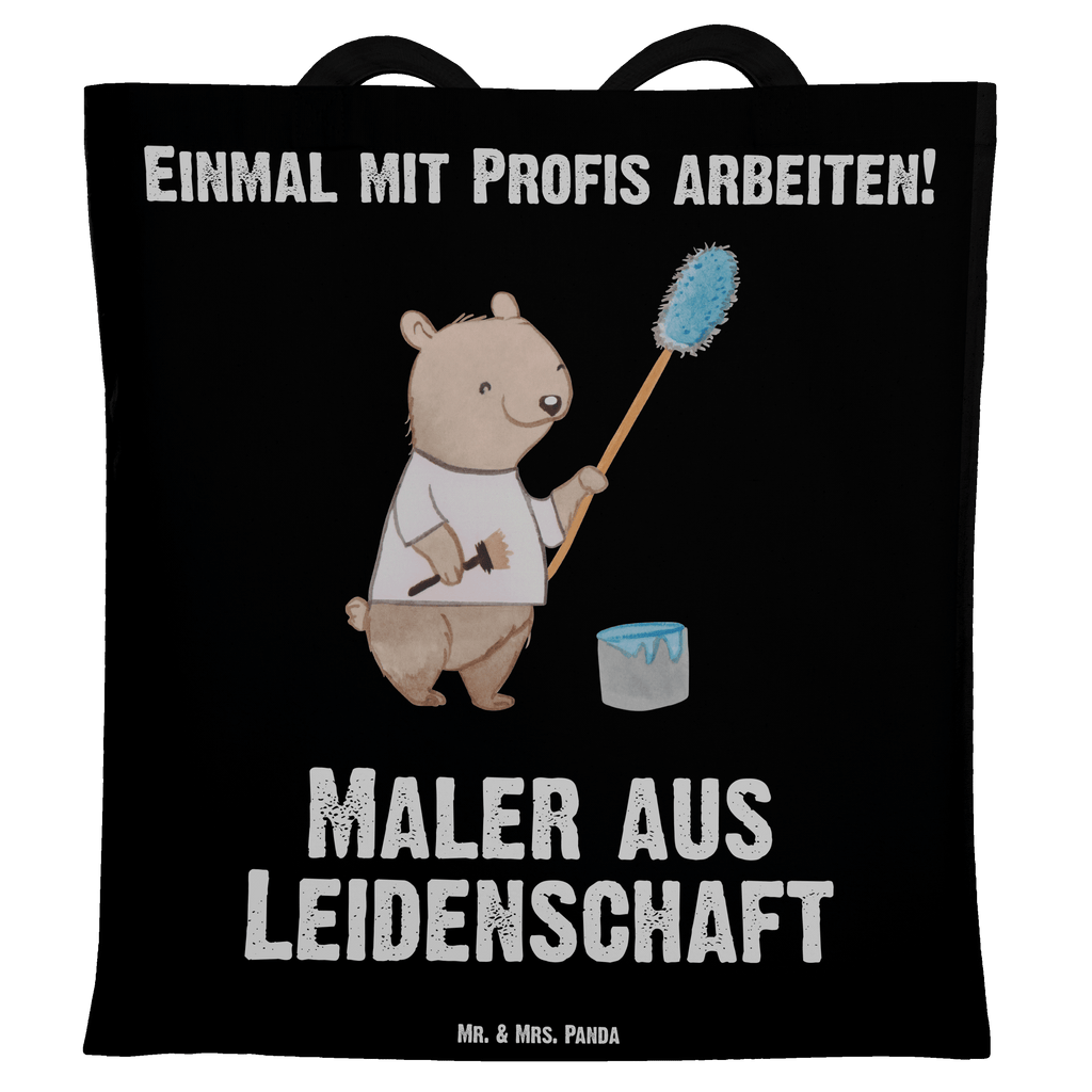 Tragetasche Maler aus Leidenschaft Beuteltasche, Beutel, Einkaufstasche, Jutebeutel, Stoffbeutel, Beruf, Ausbildung, Jubiläum, Abschied, Rente, Kollege, Kollegin, Geschenk, Schenken, Arbeitskollege, Mitarbeiter, Firma, Danke, Dankeschön, Maler, Malermeister, Gesellenprüfung, Meisterprüfung, Malerbetrieb