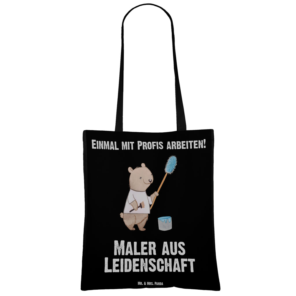 Tragetasche Maler aus Leidenschaft Beuteltasche, Beutel, Einkaufstasche, Jutebeutel, Stoffbeutel, Beruf, Ausbildung, Jubiläum, Abschied, Rente, Kollege, Kollegin, Geschenk, Schenken, Arbeitskollege, Mitarbeiter, Firma, Danke, Dankeschön, Maler, Malermeister, Gesellenprüfung, Meisterprüfung, Malerbetrieb