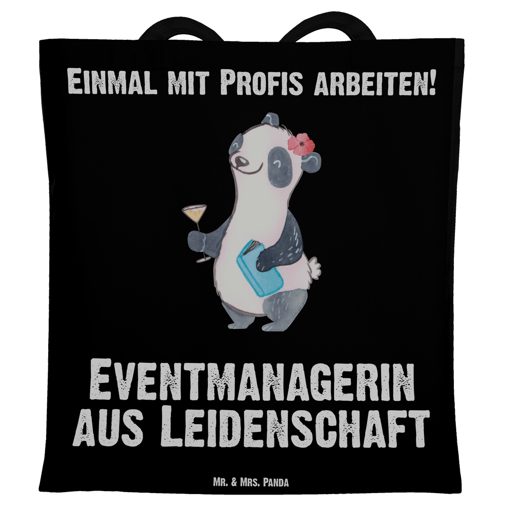 Tragetasche Eventmanagerin aus Leidenschaft Beuteltasche, Beutel, Einkaufstasche, Jutebeutel, Stoffbeutel, Beruf, Ausbildung, Jubiläum, Abschied, Rente, Kollege, Kollegin, Geschenk, Schenken, Arbeitskollege, Mitarbeiter, Firma, Danke, Dankeschön, Eventmanagerin, Veranstalterin, Promoterin