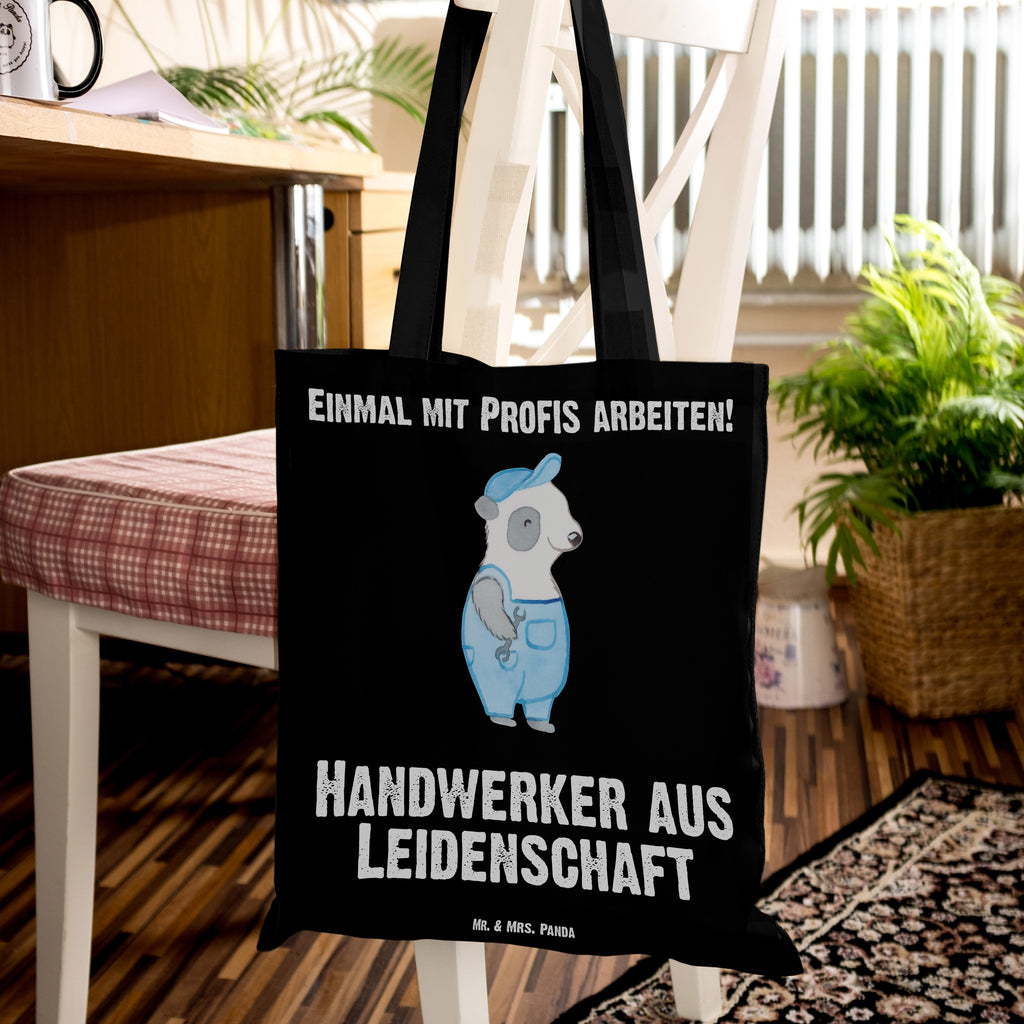 Tragetasche Handwerker aus Leidenschaft Beuteltasche, Beutel, Einkaufstasche, Jutebeutel, Stoffbeutel, Beruf, Ausbildung, Jubiläum, Abschied, Rente, Kollege, Kollegin, Geschenk, Schenken, Arbeitskollege, Mitarbeiter, Firma, Danke, Dankeschön, Handwerker, Gesellenprüfung, Handwerksbetrieb, Schrauber, Werkstatt