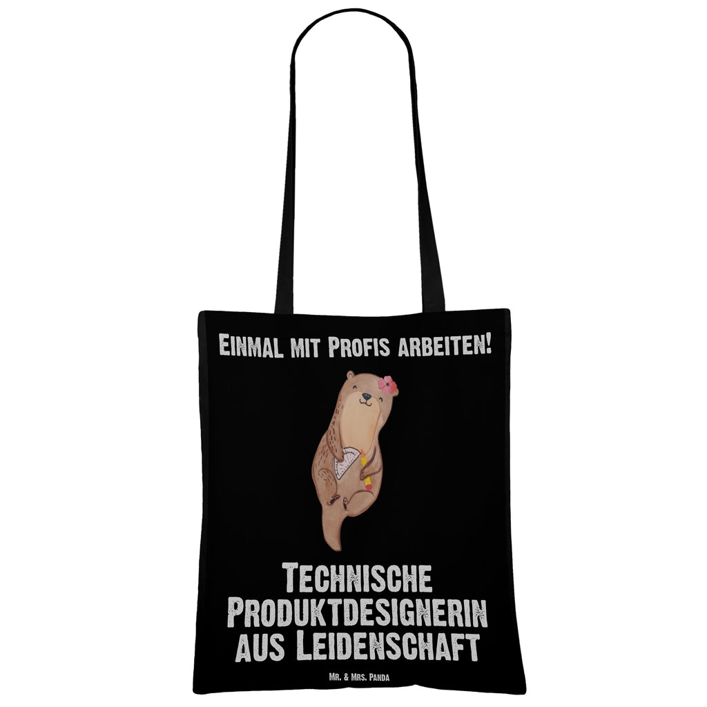 Tragetasche Technische Produktdesignerin aus Leidenschaft Beuteltasche, Beutel, Einkaufstasche, Jutebeutel, Stoffbeutel, Beruf, Ausbildung, Jubiläum, Abschied, Rente, Kollege, Kollegin, Geschenk, Schenken, Arbeitskollege, Mitarbeiter, Firma, Danke, Dankeschön