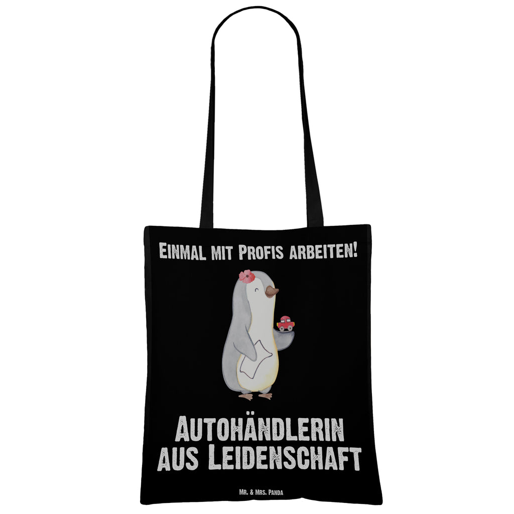 Tragetasche Autohändlerin aus Leidenschaft Beuteltasche, Beutel, Einkaufstasche, Jutebeutel, Stoffbeutel, Beruf, Ausbildung, Jubiläum, Abschied, Rente, Kollege, Kollegin, Geschenk, Schenken, Arbeitskollege, Mitarbeiter, Firma, Danke, Dankeschön, Autohändlerin, Eröffnung Autohaus, Autohandel, Gebrauchtwagenhändlerin, Autoverkäuferin
