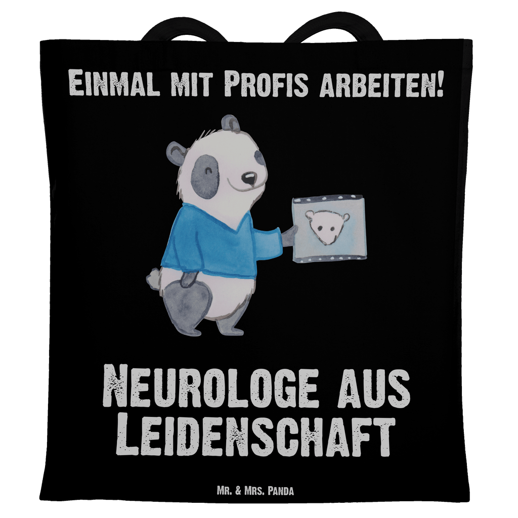Tragetasche Neurologe aus Leidenschaft Beuteltasche, Beutel, Einkaufstasche, Jutebeutel, Stoffbeutel, Beruf, Ausbildung, Jubiläum, Abschied, Rente, Kollege, Kollegin, Geschenk, Schenken, Arbeitskollege, Mitarbeiter, Firma, Danke, Dankeschön, Neurologe, Neurologie, Mediziner, Medizinstudium
