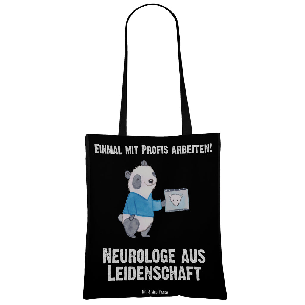 Tragetasche Neurologe aus Leidenschaft Beuteltasche, Beutel, Einkaufstasche, Jutebeutel, Stoffbeutel, Beruf, Ausbildung, Jubiläum, Abschied, Rente, Kollege, Kollegin, Geschenk, Schenken, Arbeitskollege, Mitarbeiter, Firma, Danke, Dankeschön, Neurologe, Neurologie, Mediziner, Medizinstudium