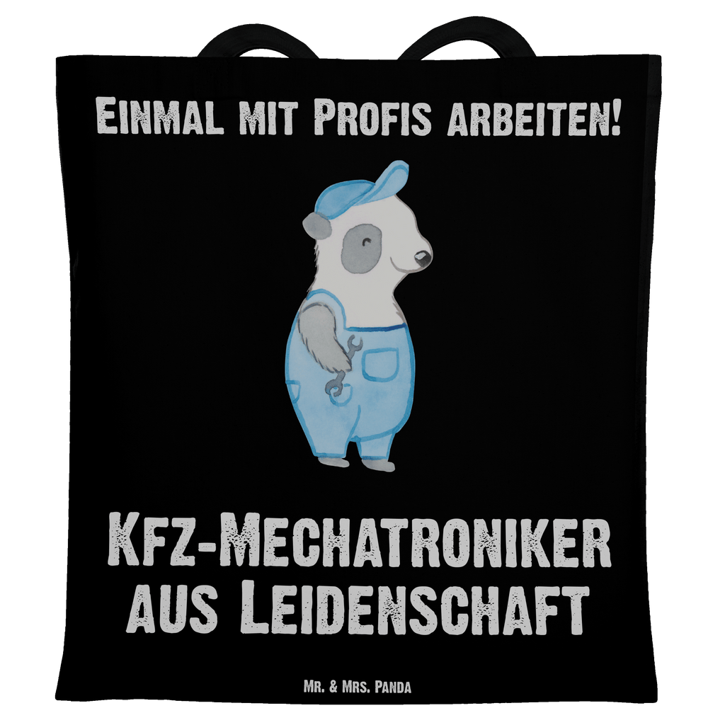 Tragetasche Kfz-Mechatroniker aus Leidenschaft Beuteltasche, Beutel, Einkaufstasche, Jutebeutel, Stoffbeutel, Beruf, Ausbildung, Jubiläum, Abschied, Rente, Kollege, Kollegin, Geschenk, Schenken, Arbeitskollege, Mitarbeiter, Firma, Danke, Dankeschön, Kfz-Mechatroniker, Kraftfahrzeugmechaniker, Meister, Gesellenprüfung