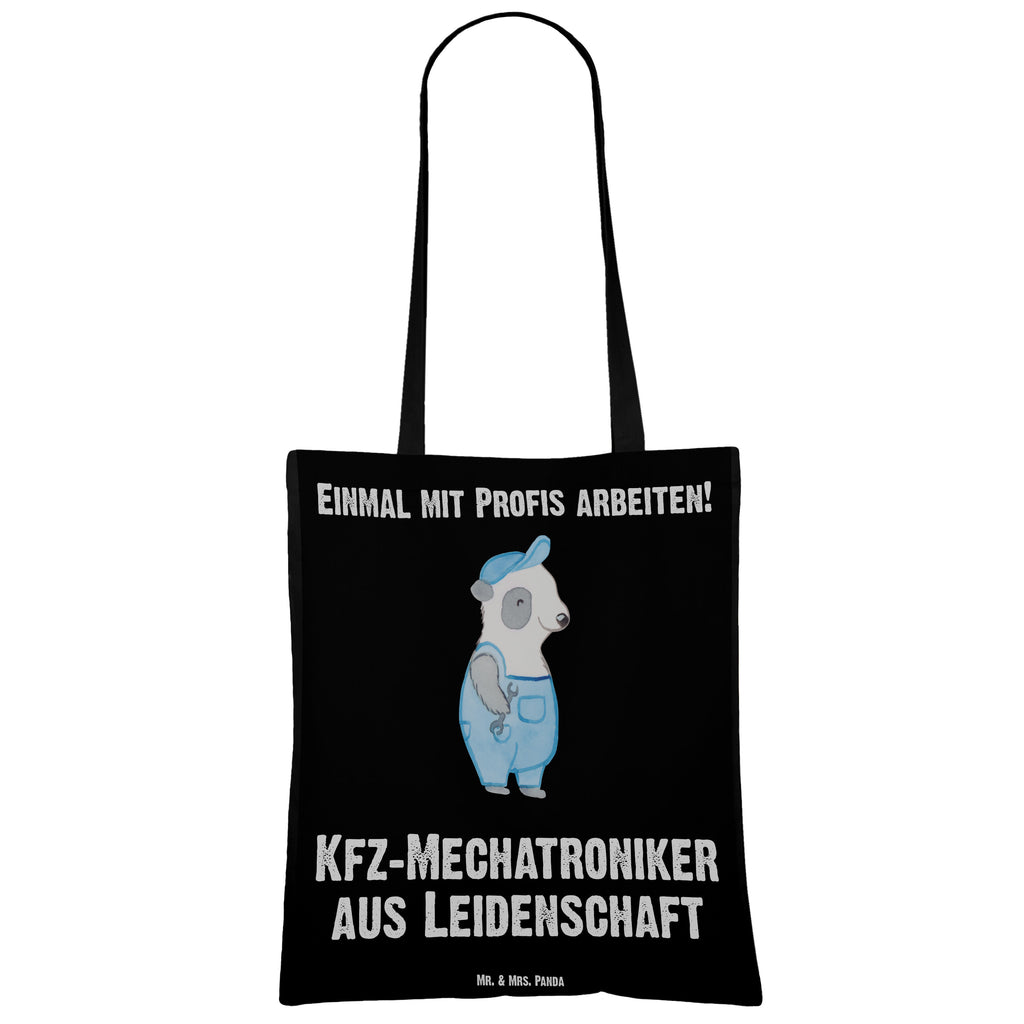 Tragetasche Kfz-Mechatroniker aus Leidenschaft Beuteltasche, Beutel, Einkaufstasche, Jutebeutel, Stoffbeutel, Beruf, Ausbildung, Jubiläum, Abschied, Rente, Kollege, Kollegin, Geschenk, Schenken, Arbeitskollege, Mitarbeiter, Firma, Danke, Dankeschön, Kfz-Mechatroniker, Kraftfahrzeugmechaniker, Meister, Gesellenprüfung
