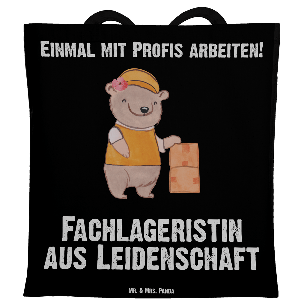 Tragetasche Fachlageristin aus Leidenschaft Beuteltasche, Beutel, Einkaufstasche, Jutebeutel, Stoffbeutel, Beruf, Ausbildung, Jubiläum, Abschied, Rente, Kollege, Kollegin, Geschenk, Schenken, Arbeitskollege, Mitarbeiter, Firma, Danke, Dankeschön, Lagerarbeiterin, Fachlageristin, Lageristin, Lagerverwalterin