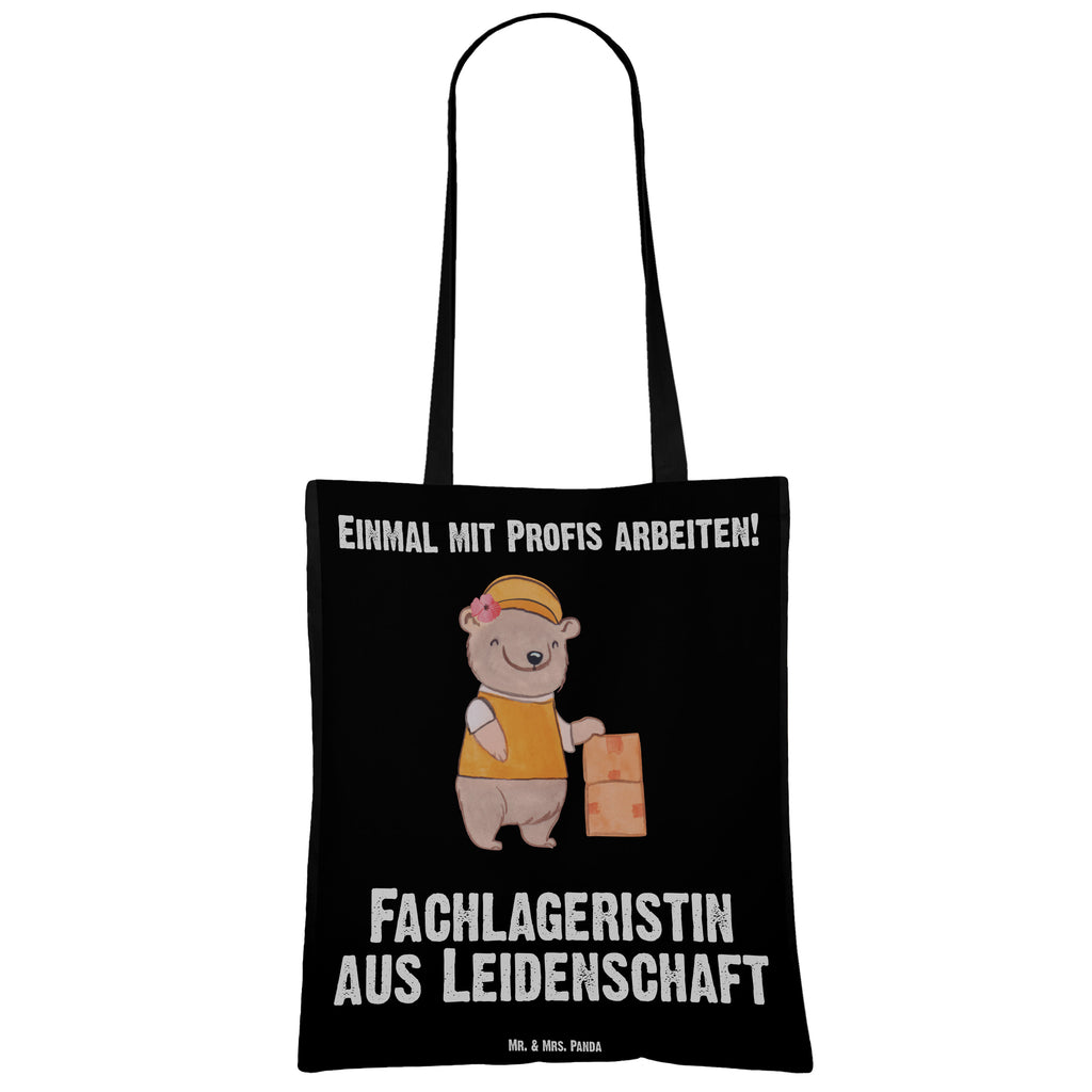 Tragetasche Fachlageristin aus Leidenschaft Beuteltasche, Beutel, Einkaufstasche, Jutebeutel, Stoffbeutel, Beruf, Ausbildung, Jubiläum, Abschied, Rente, Kollege, Kollegin, Geschenk, Schenken, Arbeitskollege, Mitarbeiter, Firma, Danke, Dankeschön, Lagerarbeiterin, Fachlageristin, Lageristin, Lagerverwalterin