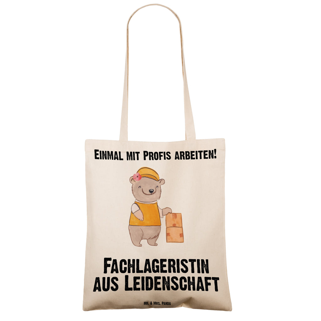 Tragetasche Fachlageristin aus Leidenschaft Beuteltasche, Beutel, Einkaufstasche, Jutebeutel, Stoffbeutel, Beruf, Ausbildung, Jubiläum, Abschied, Rente, Kollege, Kollegin, Geschenk, Schenken, Arbeitskollege, Mitarbeiter, Firma, Danke, Dankeschön, Lagerarbeiterin, Fachlageristin, Lageristin, Lagerverwalterin